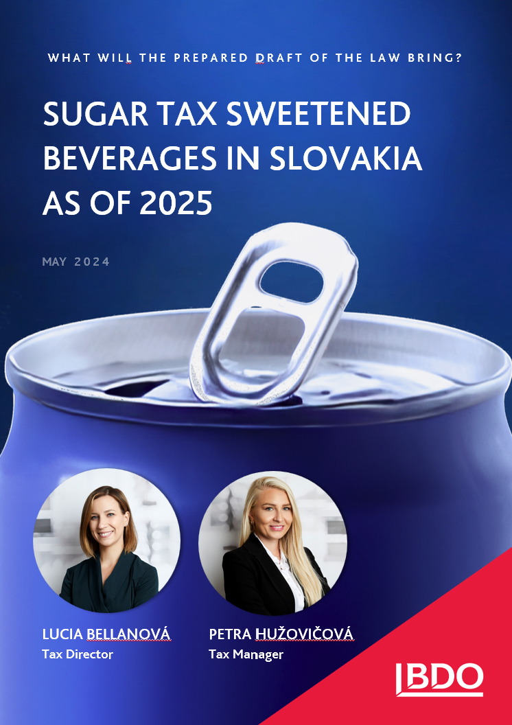 Sugar tax sweetened beverages in slovakia